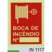 IN1117 boca de incendio carretel