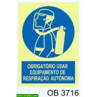 OB3716 obrigatorio equipamento respiracao autonoma