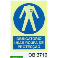 OB3719 obrigatorio roupa proteccao