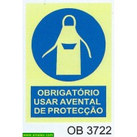 OB3722 obrigatorio avental proteccao