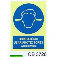 OB3726 obrigatorio protectores auditivos