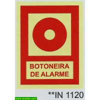 IN1120 botao alarme botoneira de alarme