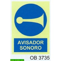 OB3735 obrigatorio avisador sonoro