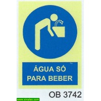 OB3742 agua so para beber