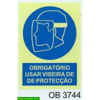 OB3744 obrigatorio viseira proteccao