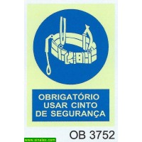OB3752 obrigatorio cinto seguranca