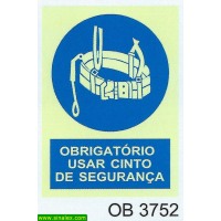 OB3752 obrigatorio cinto seguranca