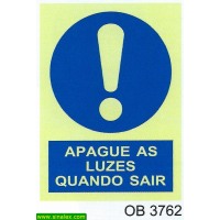 OB3762 apague as luzes quando sair