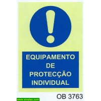 OB3763 equipamento proteccao individual
