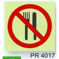 PR4017 proibido comer